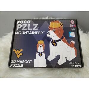 NEW WVU West Virginia Mountaineers Mascot Musket 3D Puzzle Foco Gift NCAA Dog